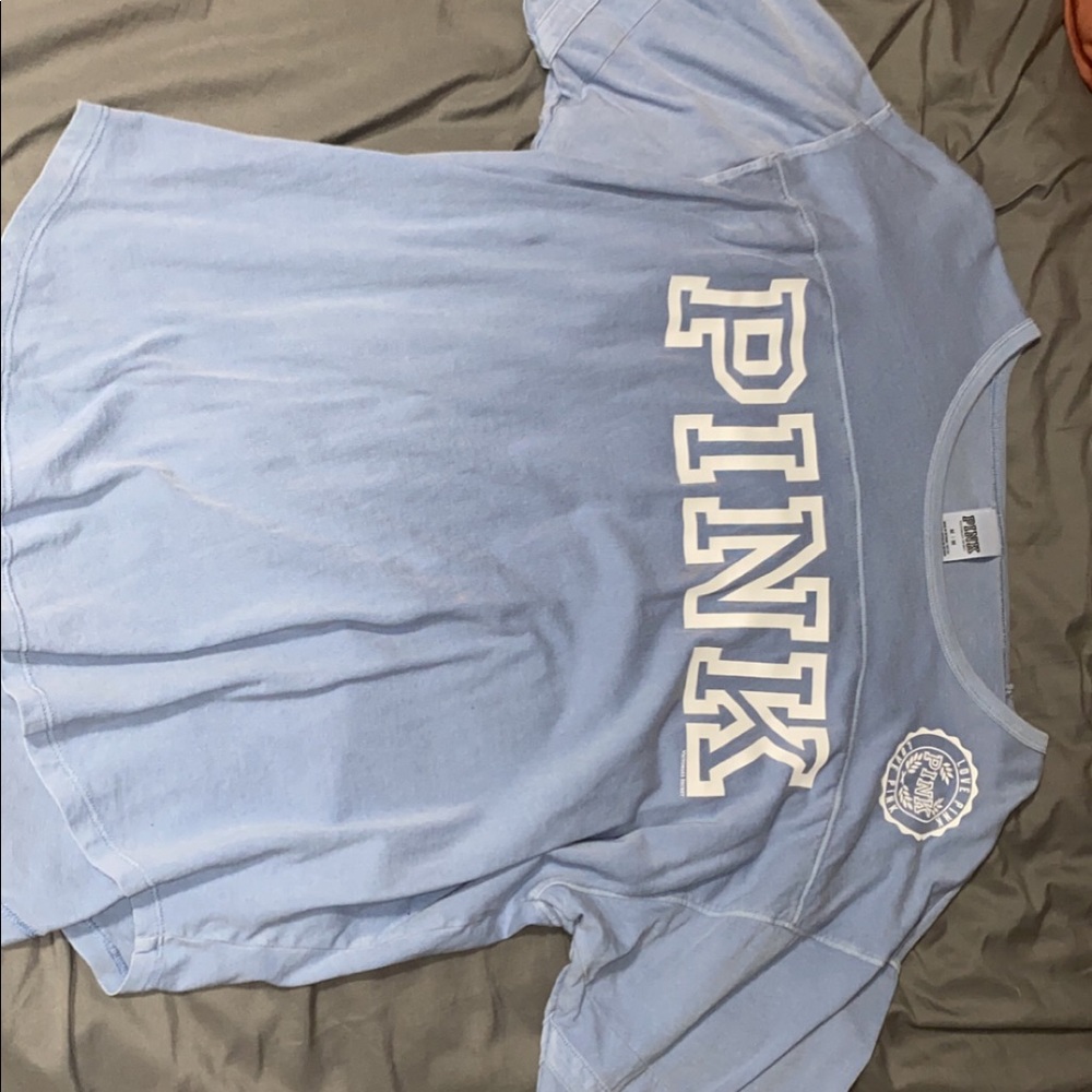 PINK Jersey style T-shirt